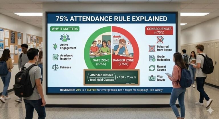 How Many Classes Can I Miss for 75% Attendance?