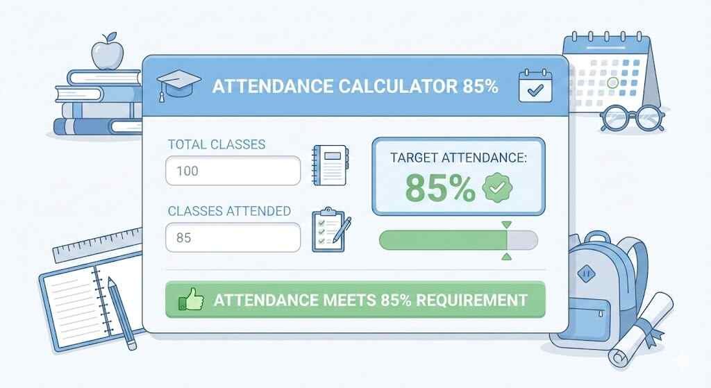 Attendance Calculator 85% Overview