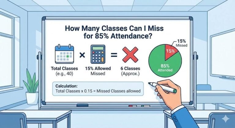 How Many Classes Can I Miss for 85% Attendance